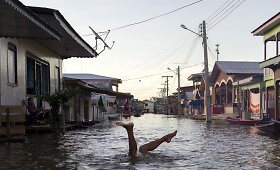Brazilijoje patvino Amazonės upė