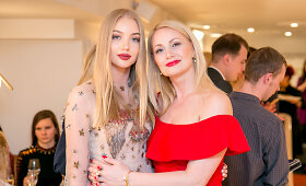 Karolina Toleikytė su mama Kristina Toleikiene
