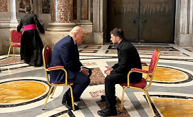 Donaldo Trumpo ir Volodymyro Zelenskio susitikimas Vatikane