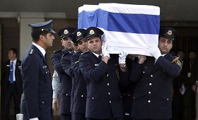 Velionio buvusio Izraelio premjero Arielio Sharono atsisveikinimo cermonija Jeruzalėje