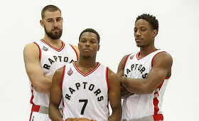 &bdquo;Toronto Raptors&rdquo; fotosesija prie&scaron; NBA sezoną