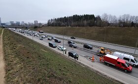 Avarija Vilniaus aplinkelyje