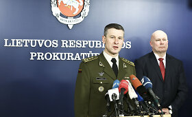 Spaudos konferencija dėl Lietuvos kario, &scaron;nipinėjusio Baltarusijos specialiosioms tarnyboms