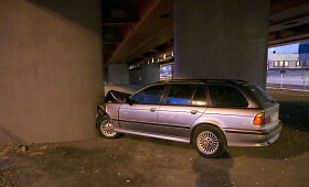 Savanorių prospekto žiede &bdquo;BMW&ldquo; avarija