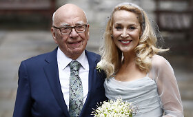 Ruperto Murdocho ir Jerry Hall tuoktuvės bažnyčioje