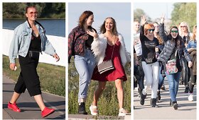 Žmonės renkasi į Edo Sheerano koncertą Rygoje