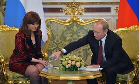 Argentinos prezidentė Cristina Fernandez susitiko su Vladimiru Putinu