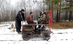 Niūri Rusijos realybė &ndash; kaimas, kurį pasiekia tik traukiniai