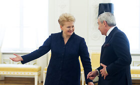 Dalia Grybauskaitė priėmė Brazilijos ambasadoriaus skiriamuosius ra&scaron;tus