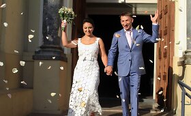 Žvaigždžių stilistė Rūta Morozovienė po 20 metų atnaujino santuokos įžadus