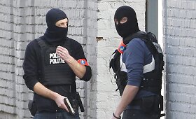 Policijos ir teroristų susi&scaron;audymas Briuselyje 
