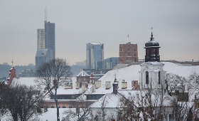 Į Vilnių atėjo &scaron;alta ir balta žiema
