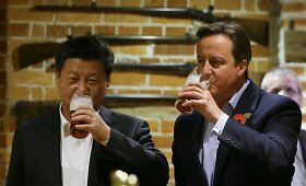 Kinijos prezidentas Xi Jinpingas Didžiojoje Britanijoje