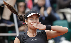 Mylimojo futbolininko palaikymas Anai Ivanovič &bdquo;Roland Garros&ldquo; turnyre suteikia sparnus