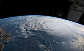 NASA i&scaron; kosmoso nufilmavo Ameriką nusiaubusį uraganą Harvey
