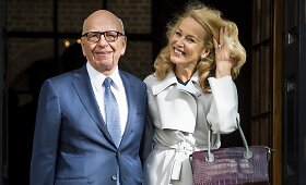 Londone kukliai susituokė Rupertas Murdochas ir Jerry Hall