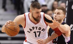 &bdquo;Clippers&ldquo; nesulaikė J.Valančiūno, D.DeRozano ir K.Lowry trio
