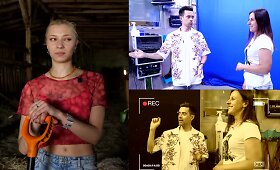 Projekto &bdquo;Pelenė Princesė dalyvės Rita ir Kamilė