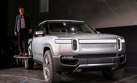 Elektrinis pikapas &bdquo;Rivian&ldquo; viena įkrova nuvažiuosiantis 600 km
