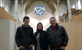 Vokietijoje pabėgėliai apgyvendinami ir bažnyčioje