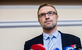 Ministro Lino Kukuraičio spaudos konferencija dėl situacijos Kaune paėmus du vaikus i&scaron; tėvų