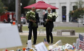 JAV prezidentas Barackas Obama ketvirtadienį nuvyko į gedintį Orlandą