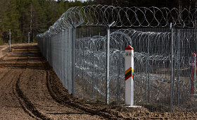Agnės Bilotaitės ir Europos sienų ir pakrančių apsaugos agentūros &bdquo;Frontex&ldquo; vykdomojo direktoriaus Hans Leijtens spaudos konferencija