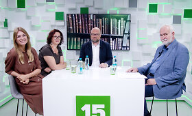 15min studijoje &ndash; pokalbis apie skaitomiausias knygas bibliotekose