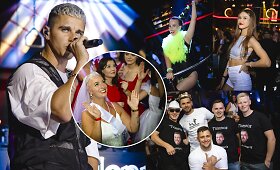 Linksmybės Palangos &bdquo;Exit&ldquo; klube su Donatu Montvydu ir Leonu Somovu