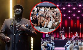 &bdquo;Grammy&ldquo; laureatas Gregory Porteris su grupe surengė koncertą Vilniuje