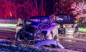 Vilniuje Nemenčinės plente dviejų Audi automobilių kaktomu&scaron;a.
