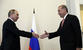 Vladimiro Putino ir Recepo Tayyipo Erdogano susitikimas
