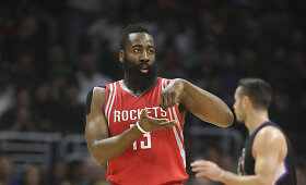 Jameso Hardeno vedama &bdquo;Houston Rockets&ldquo; i&scaron;kovojo ketvirtą pergalę i&scaron; eilės