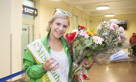 Į Vilnių i&scaron; grožio konkurso Pietų Korėjoje grįžo modelis Aneta Diraitytė