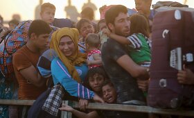 Irako sostinėje pabėgelių antplūdis i&scaron; ISIS teroristų kontroliuojamo Ramadžio