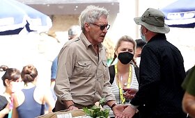 Harrisonas Fordas &bdquo;Indiana Džounso&ldquo; tęsinio filmavime Italijoje