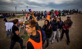 Migrantams padeda ir namų &scaron;eimininkės, ir gydytojai