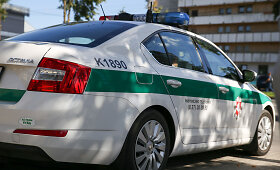 Policijos reidas Kauno Savanorių prospekte