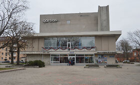 Panevėžio kino centras &bdquo;Garsas&ldquo; žiemą