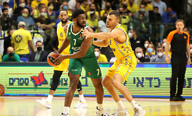 Eurolyga: Tel Avivo &bdquo;Maccabi&ldquo; &ndash; Kauno &bdquo;Žalgiris&ldquo;
