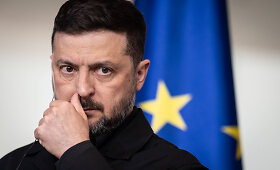 Volodymyras Zelenskis: per pastarąjį mėnesį karo eiga pasikeitė Ukrainos naudai