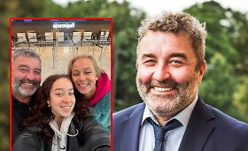 Eduardo Gimenezas su dukra Upe