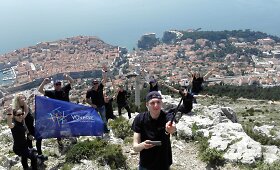 VOYAGE i&scaron;&scaron;ūkio dalyviai Dubrovnike 