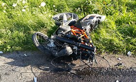 Lumpėnuose per avariją žuvo motociklininkas