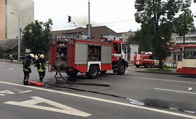 Gaisras Kalvarijų gatvėje Vilniuje