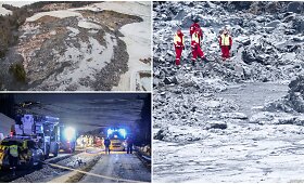 Norvegijoje po žemės nuo&scaron;liauža žuvo trys lietuviai