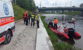 Gelbėjimo operacija Neries upėje Vilniuje
