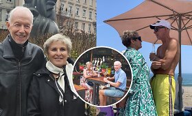 Rūta Vanagaitė ir Davidas B. Stewartas