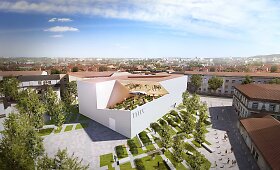Architektas Danielius Libeskindas Vilniuje pristatė Modernaus meno centro muziejaus pastato projektą