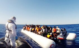 Operacija Viduržemio jūroje: Italija i&scaron;gelbėjo 3 700 migrantų